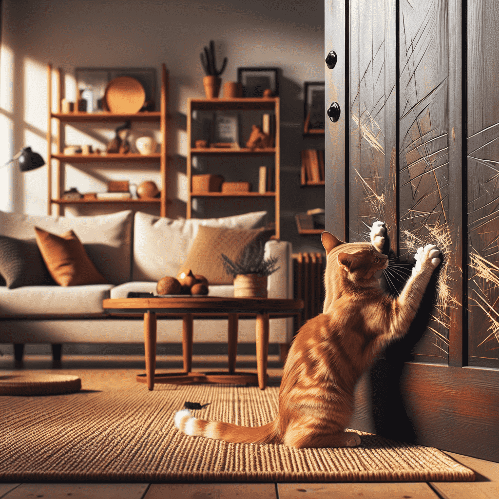 Prevent Your Cat from Scratching Doors