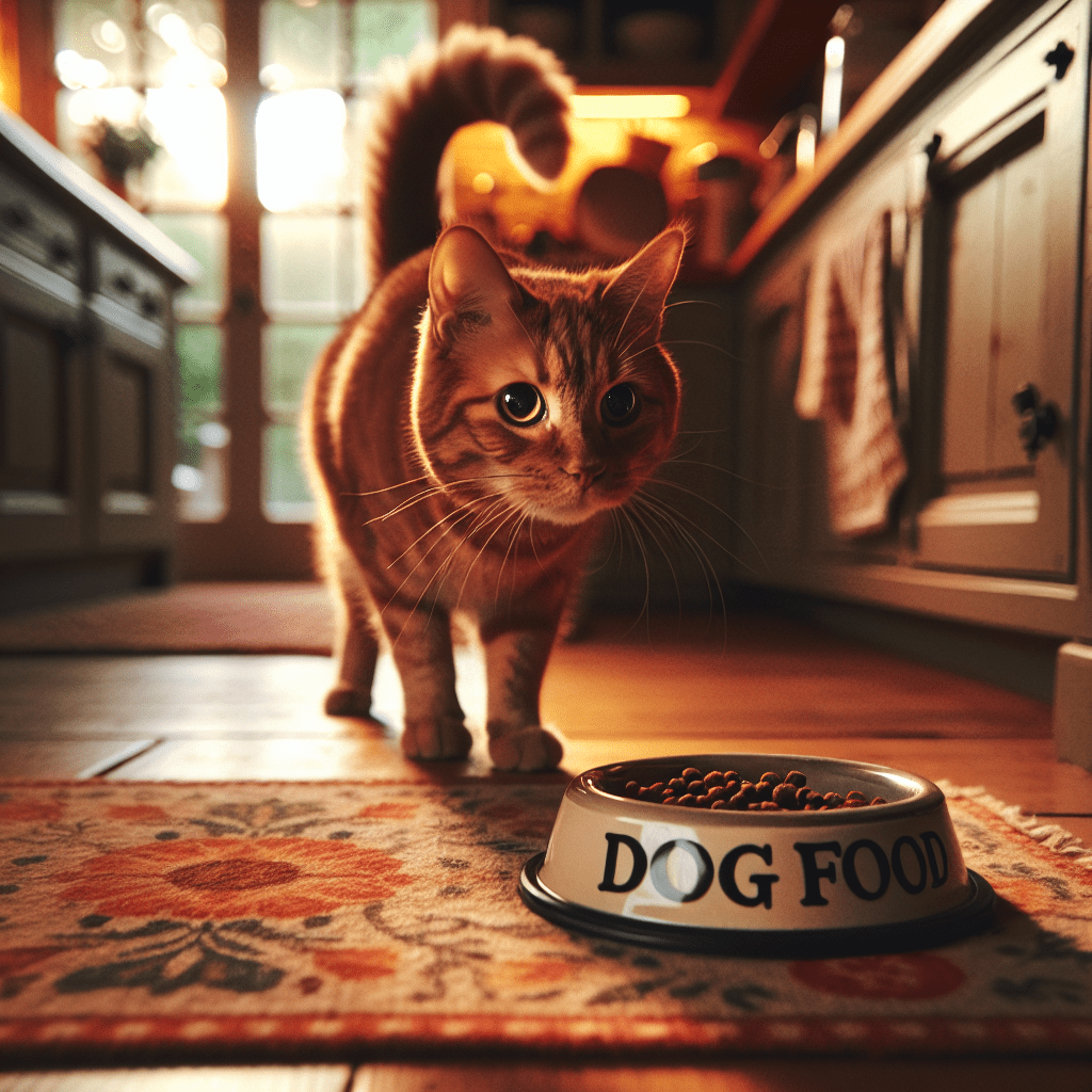 Preventing Your Cat from Eating Dog Food